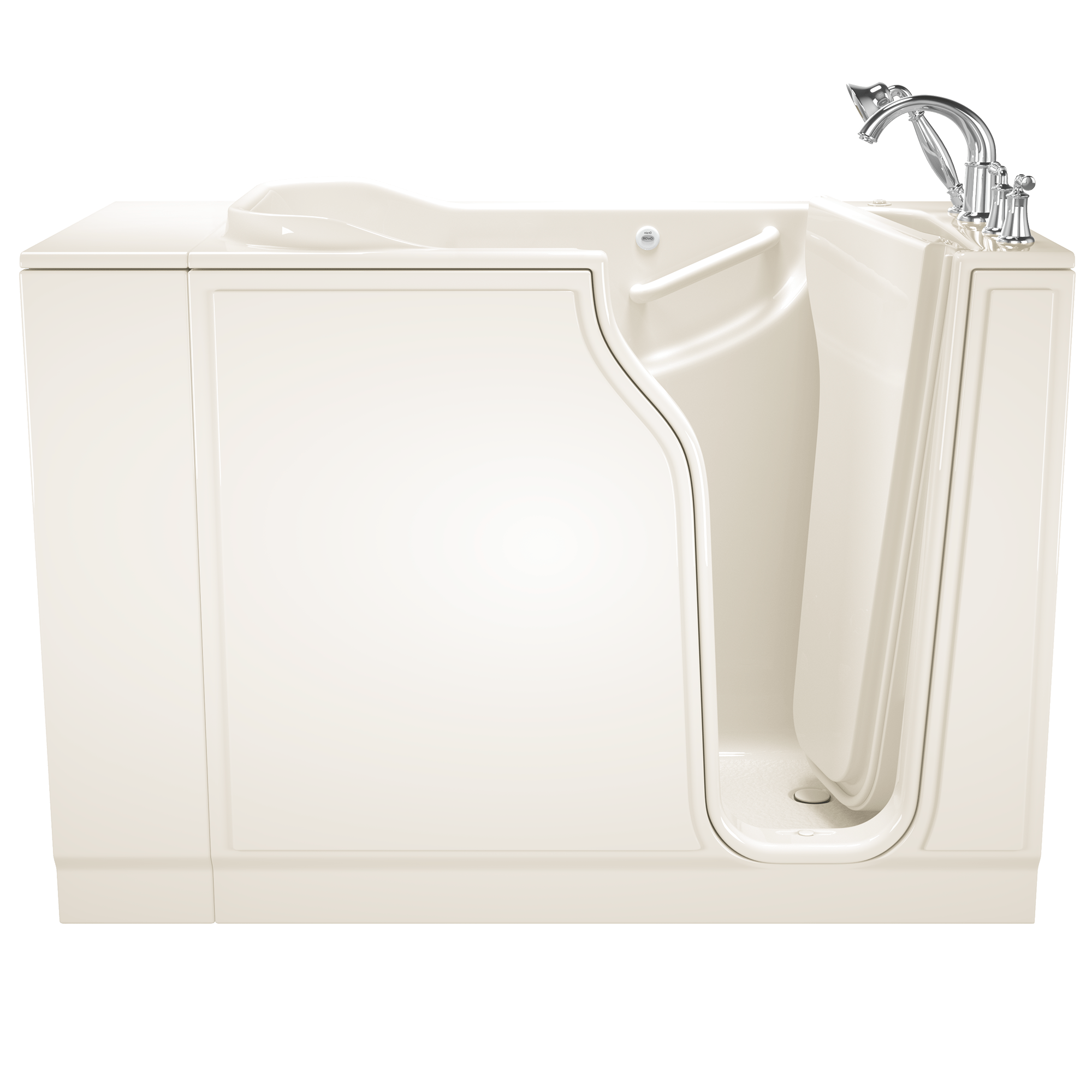 Gelcoat Value Series 30 x 52  Inch Walk in Tub With Air Spa System   Right Hand Drain With Faucet WIB LINEN